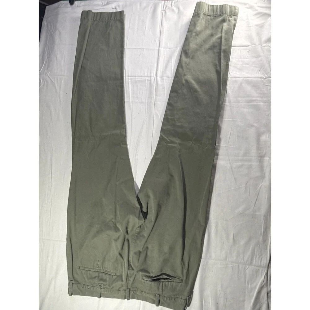 J.Crew The Driggs Chino Pants Men's 32x32 Olive Green Slim Fit Casual